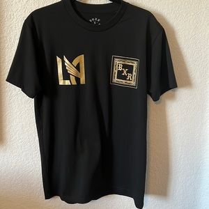 Born x Raised LA football club (soccer) excellent condition black shirt
